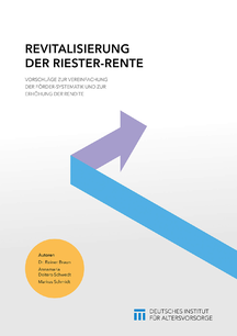 Cover Revitalisierung der Riester-Rente